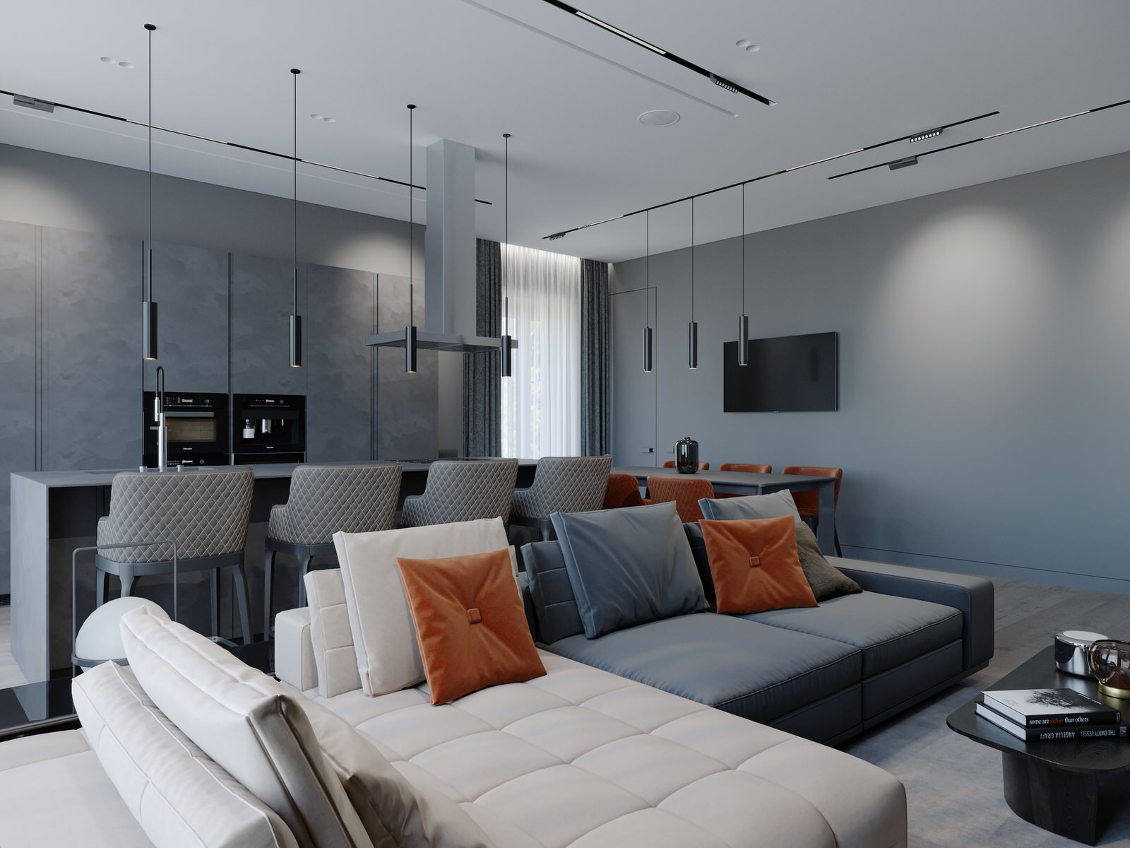 Проект оформления интерьера частного дома 200 кв.м.