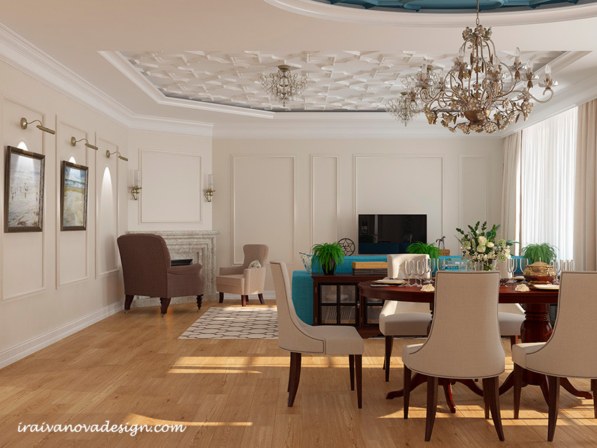 Обложка проекта: Дом в классическом стиле