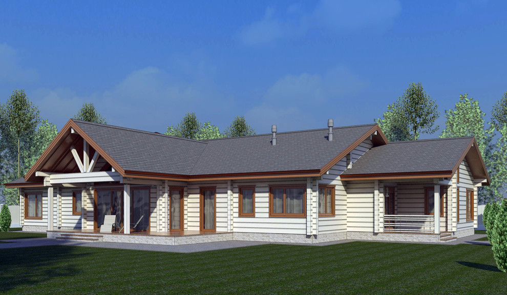 Проект дома из клееного бруса