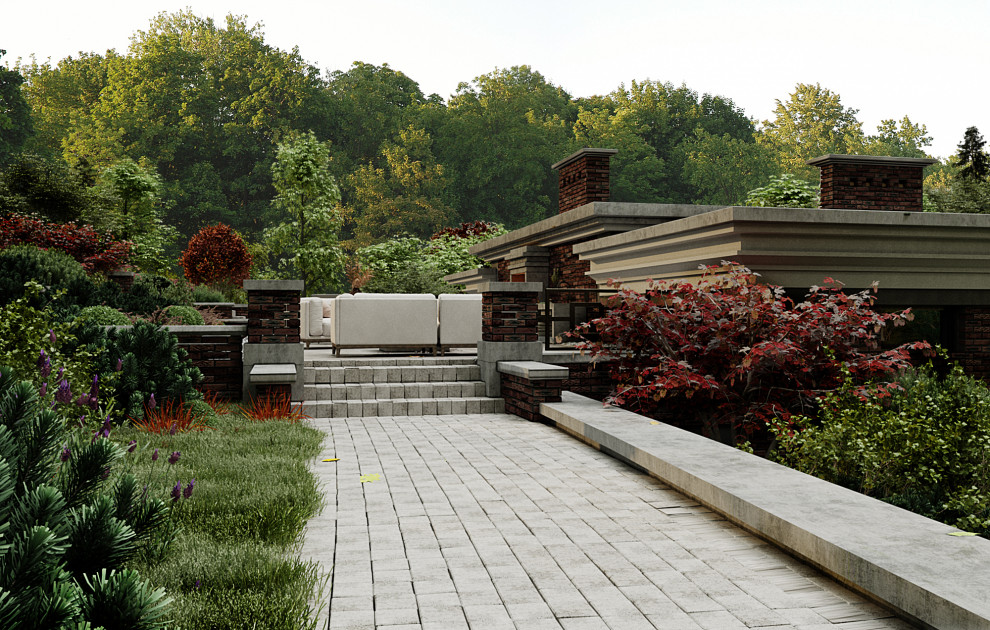 Проект гостевого дома в стиле органической архитектуры