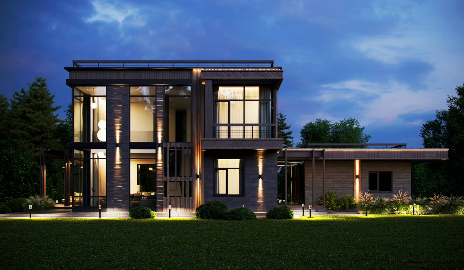 Современный коттедж в скандинавском стиле