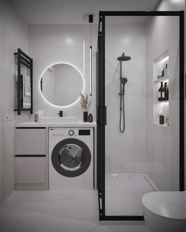 Обложка проекта: Дизайн интерьера санузла в частном доме.