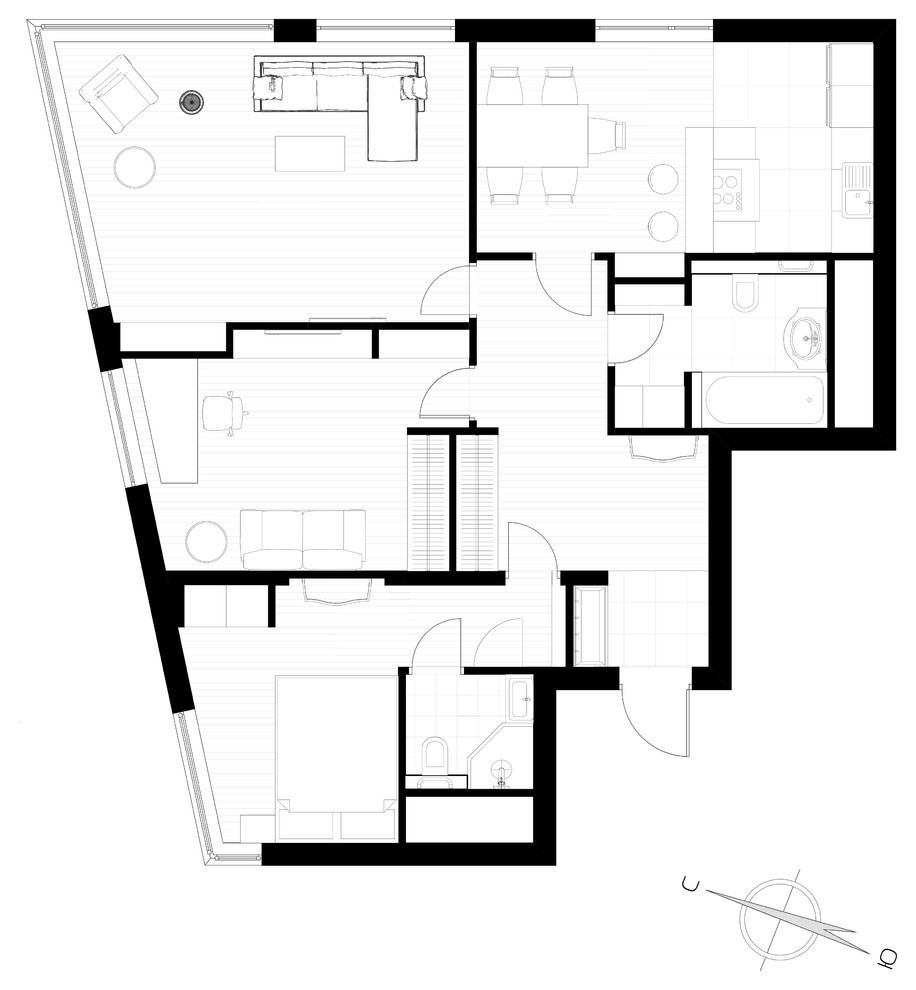 Дизайн квартиры 100 м2