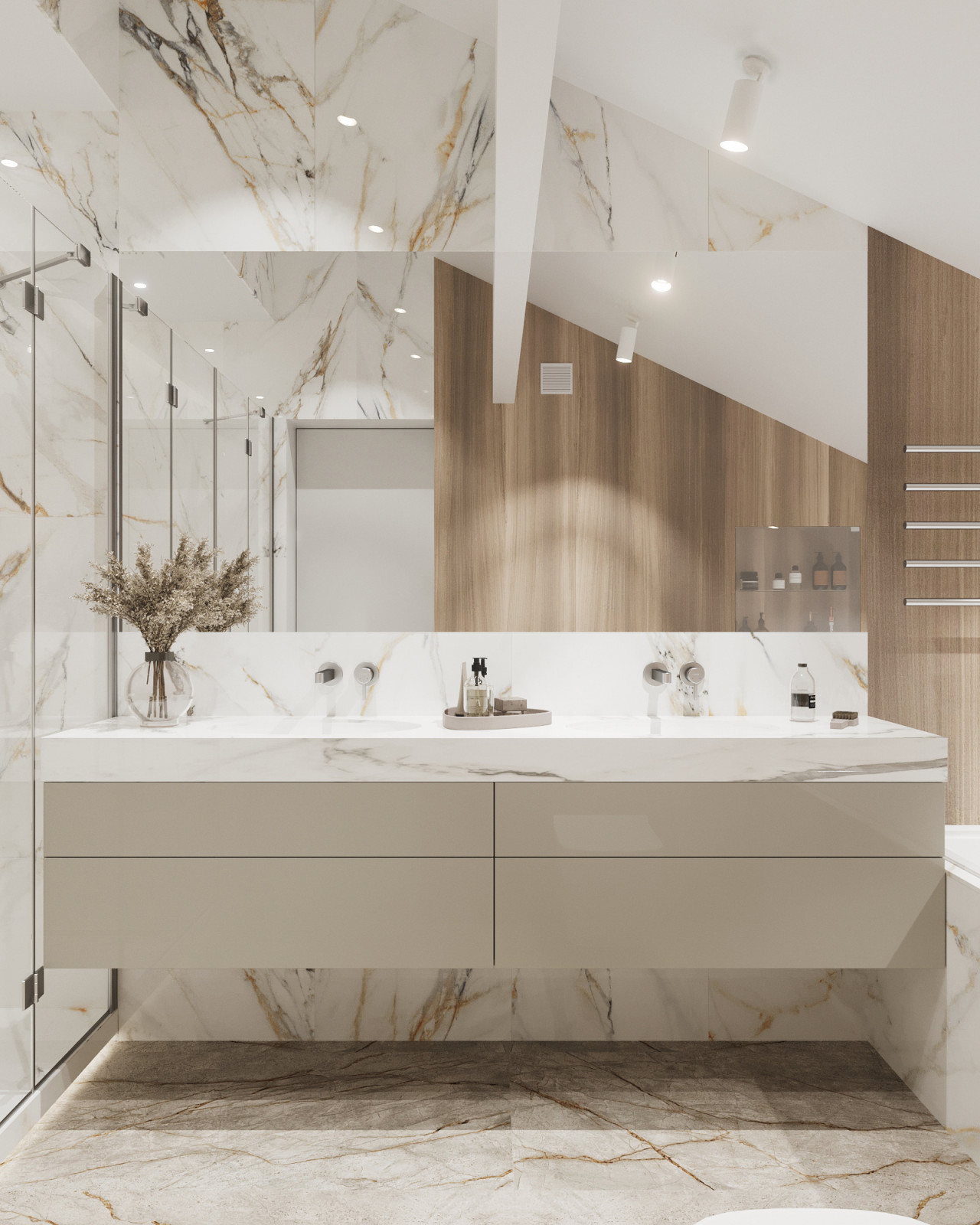 Дом 268м2. Ванная