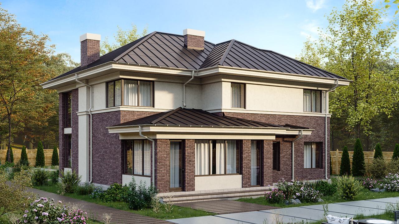 Восхитительный двухэтажный коттедж,площадью 279м².