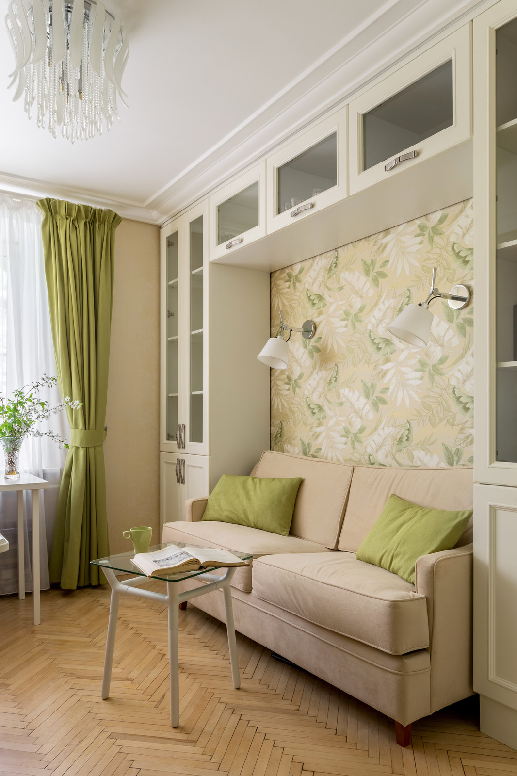 Двухкомнатная квартира в теплых тонах