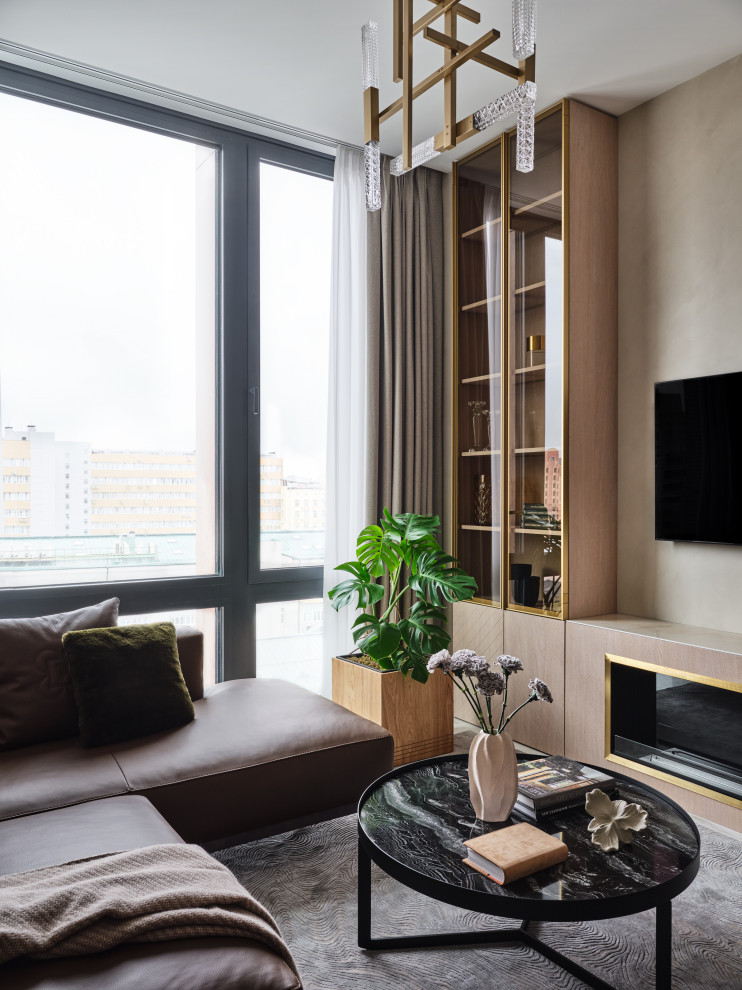 Элегантный интерьер, в котором интересна каждая деталь.