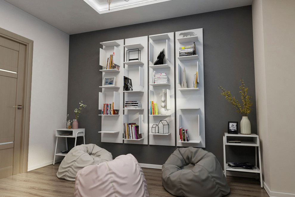 Серая - Белая спальня