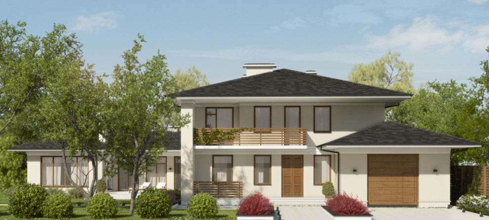 Обложка проекта: Дом с средиземноморском стиле