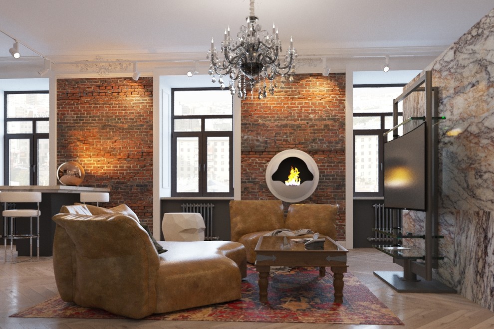 Проект дизайна интерьера квартиры, ул. Покровка, Москва