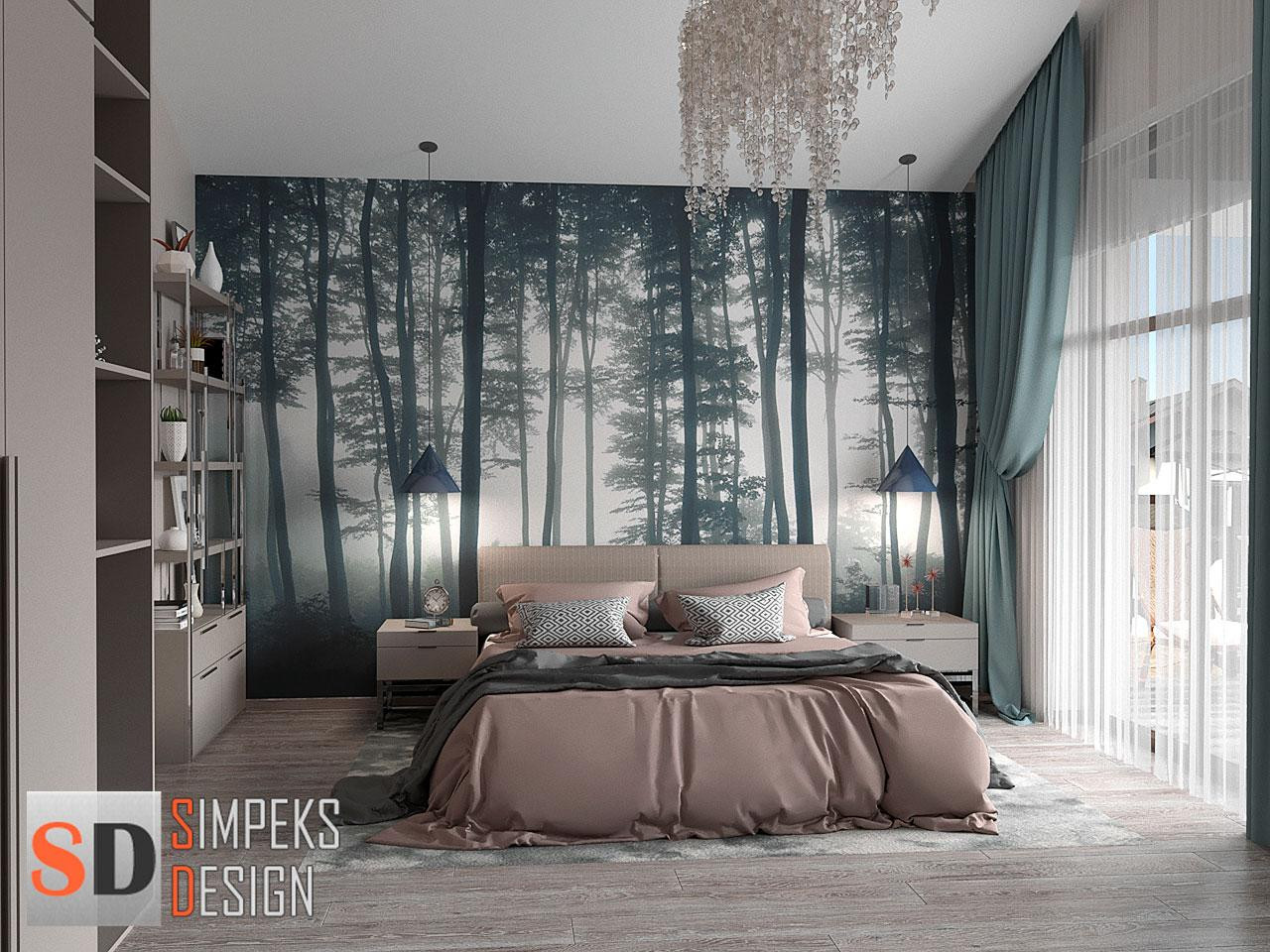 Обложка проекта: Проект Спальни в загородном доме.