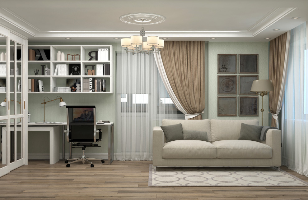 Дизайн проект гостиной в г. Жуковский