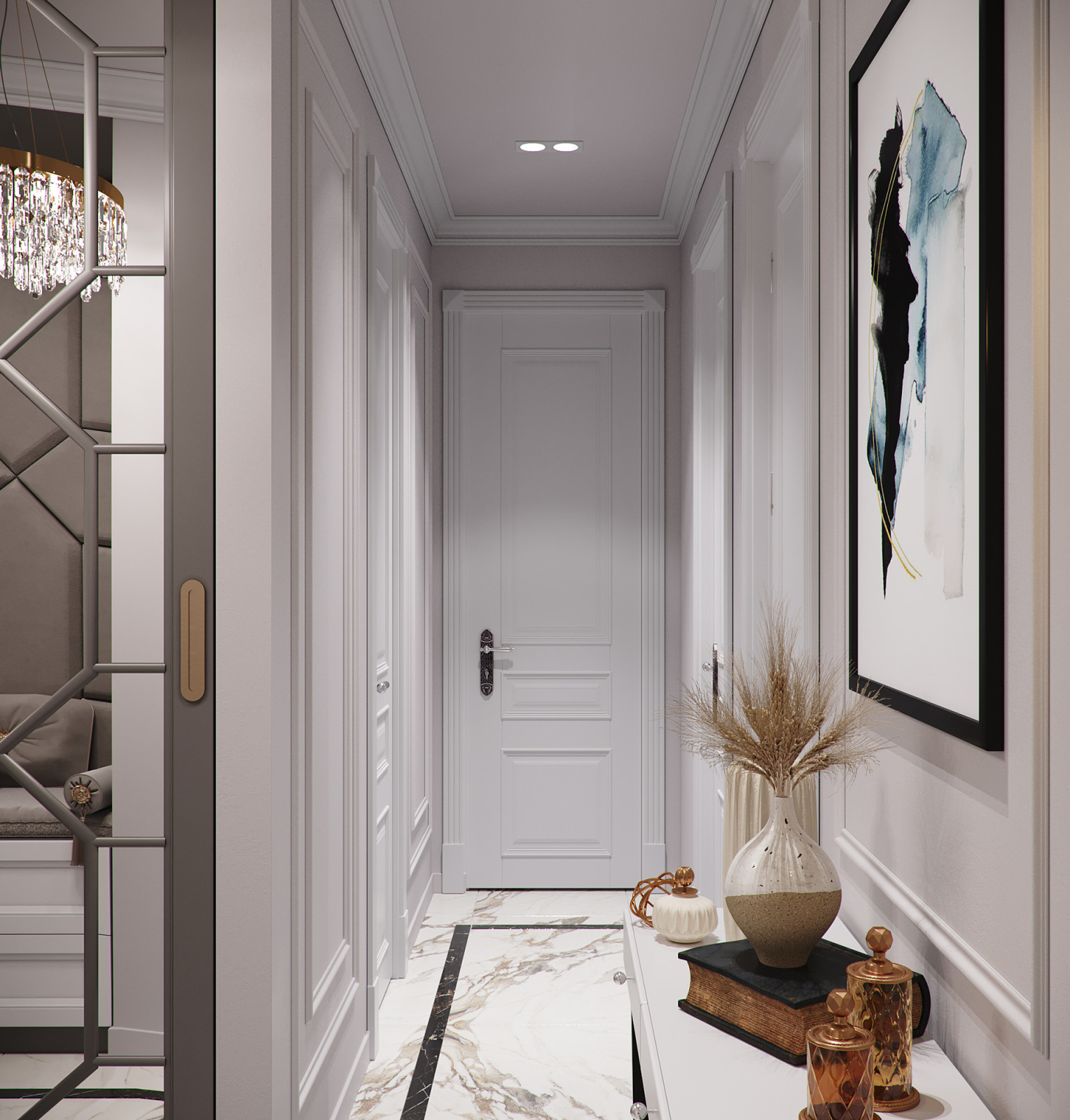 2х комнатная квартира в стиле современной классики