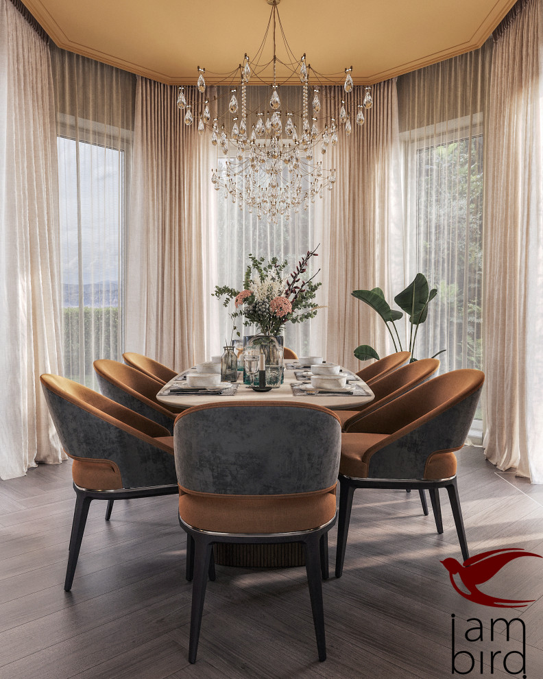 Современная классика с нотками ар-деко в КП "Гайд Парк"