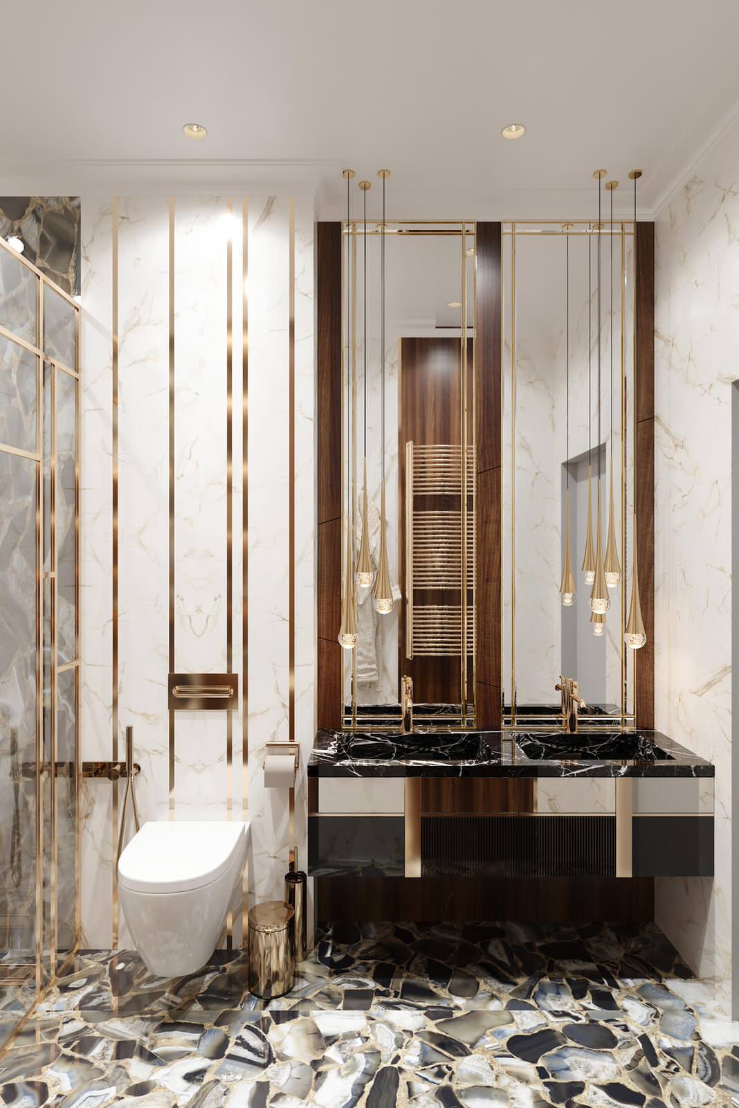 Роскошная современная классика для семьи с детьми в ЖК Русский Дом - 144 метра