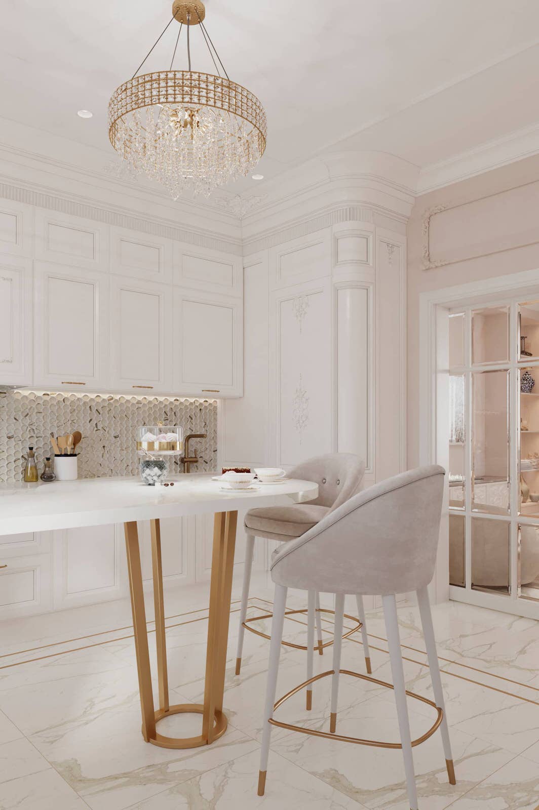 Дизайн и ремонт таунхауса в ЖК «Николинские ключи» — Роскошь вне времени