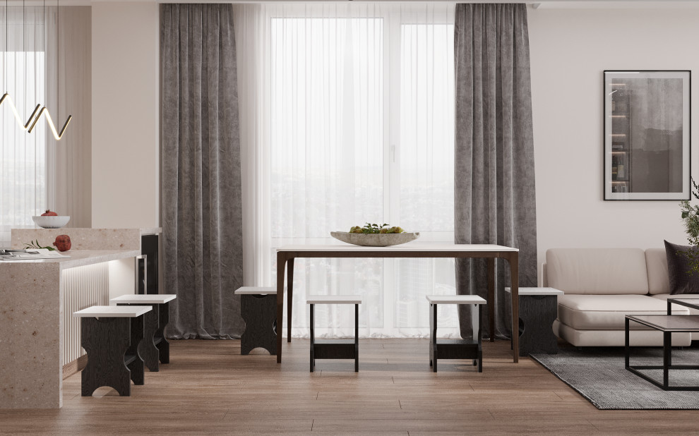 Табурет-столик 2 в 1 ЧАЙНЫЙ в столовую