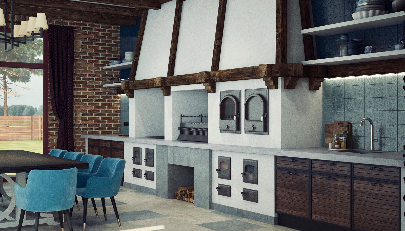 Landscape design of the territory (Moscow region 2022)