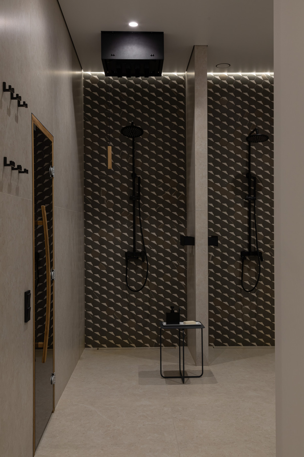 Реализованный проект банного комплекса на территории частного дома