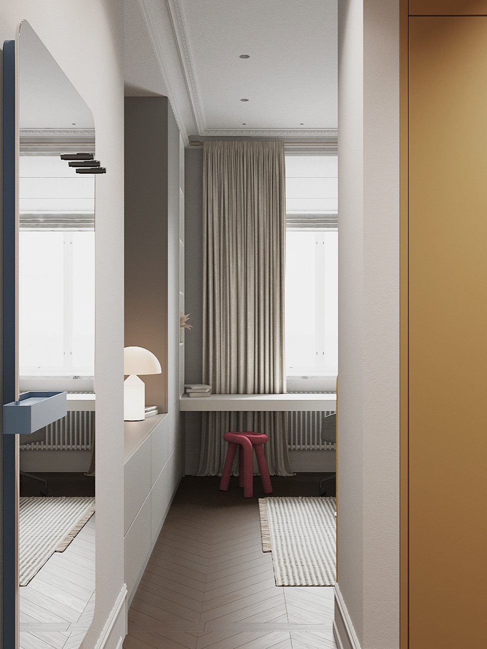 Яркая квартира с баром