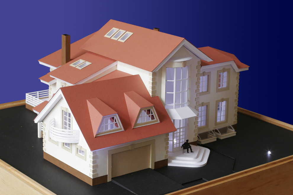 Архитектура в макете.