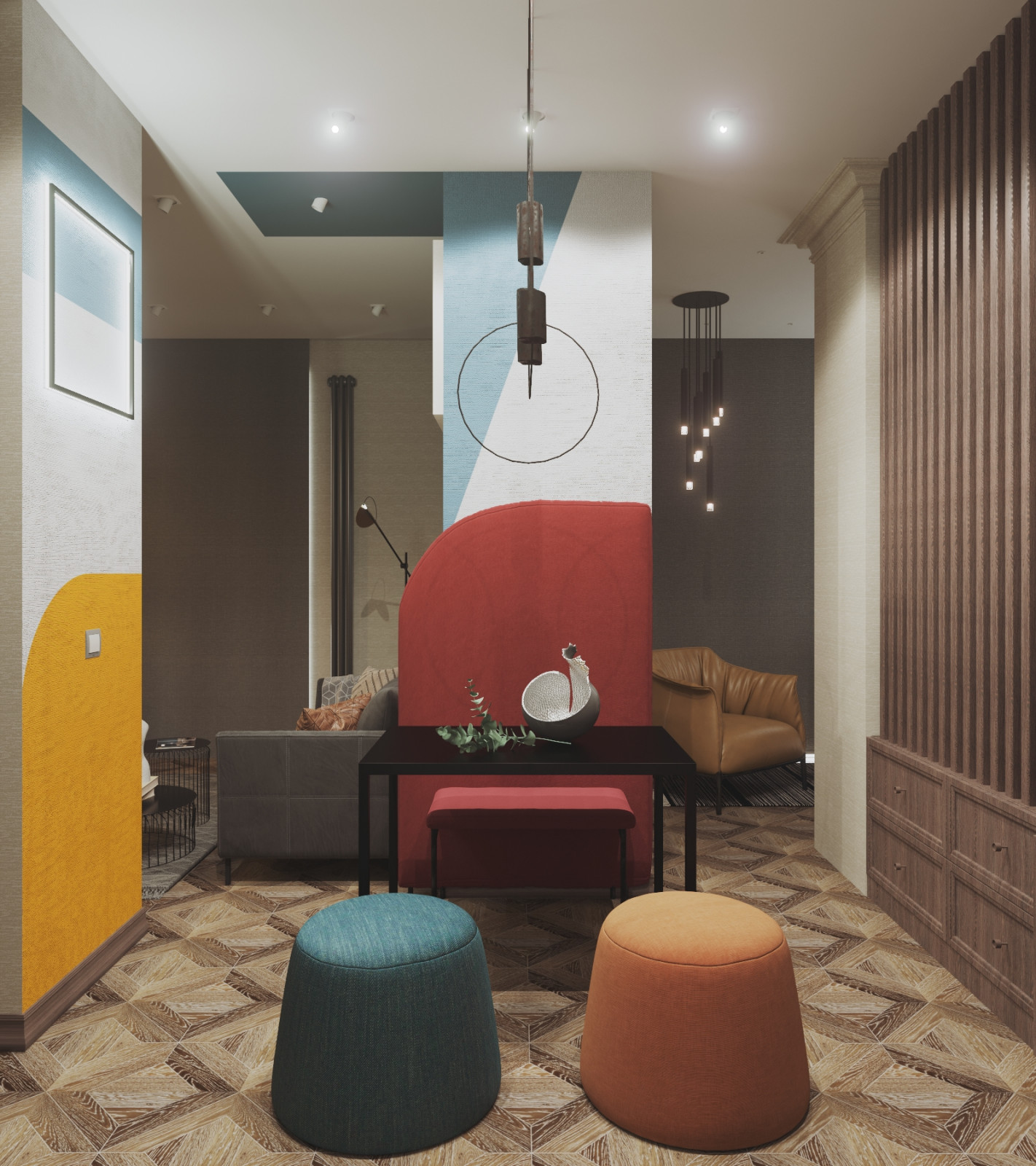 Квартира в стиле Кандинского