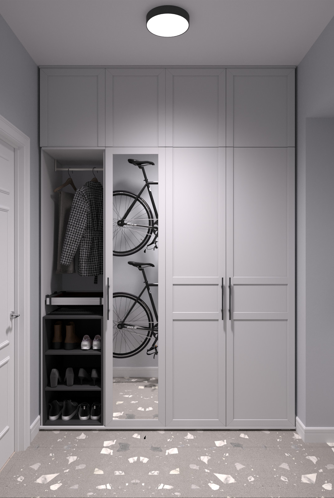 Светлая квартира в "сталинке"