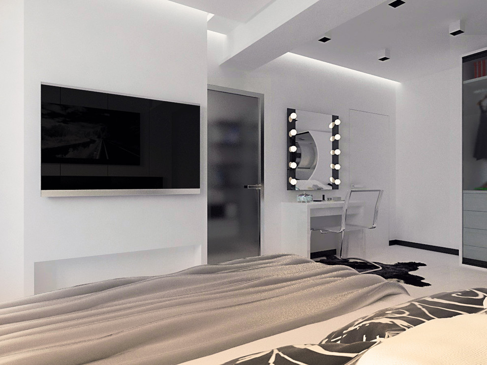 Комфорт и изящество черно-белого интерьера