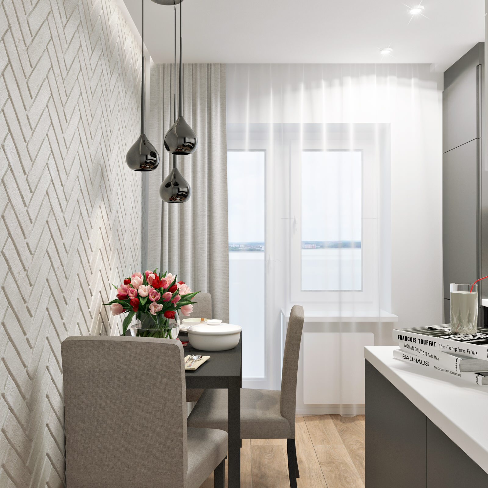 Минималистичная квартира в Подмосковье, г. Видное.