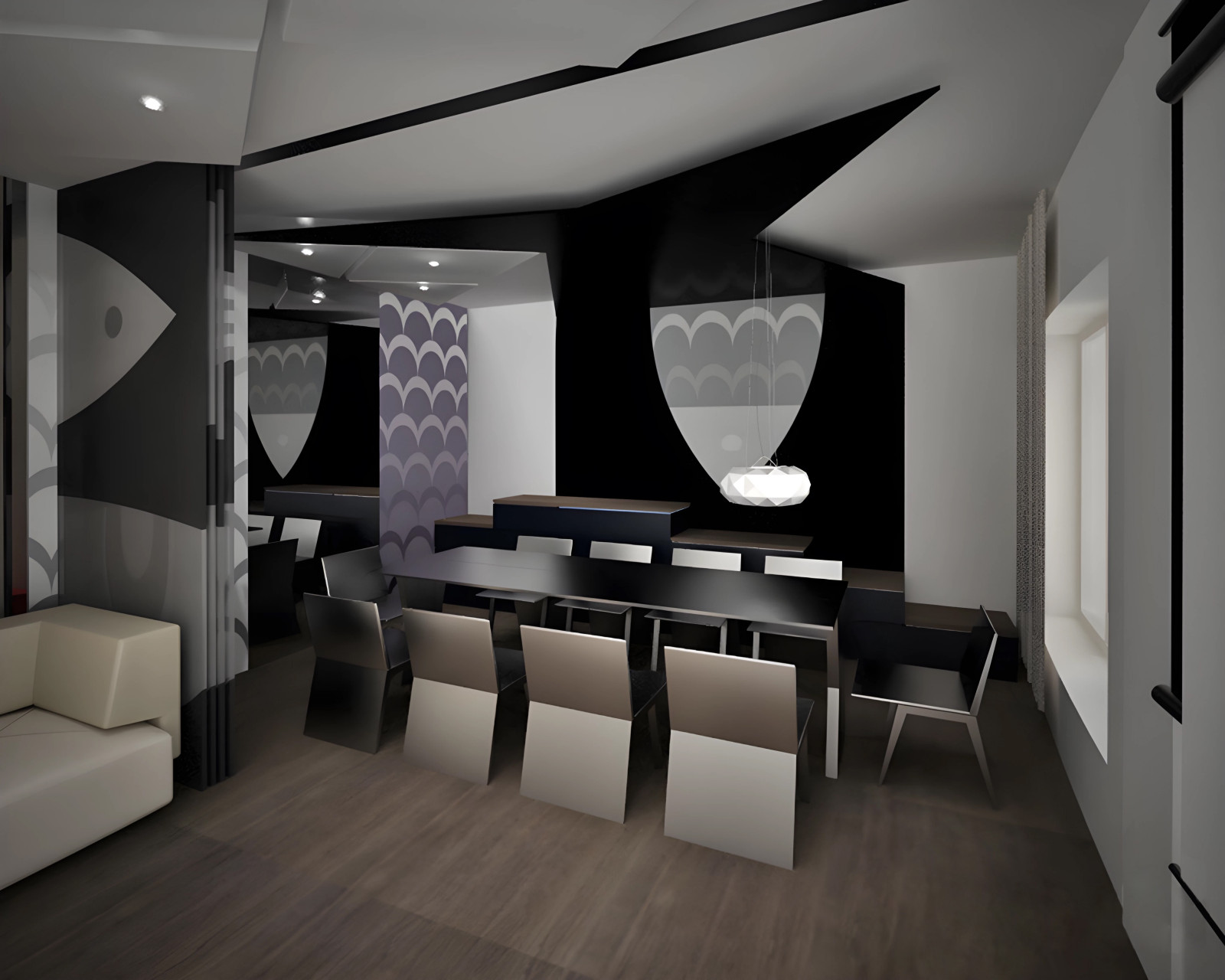 Дизайн проект интерьера квартиры в ЖК "Парадный Квартал"