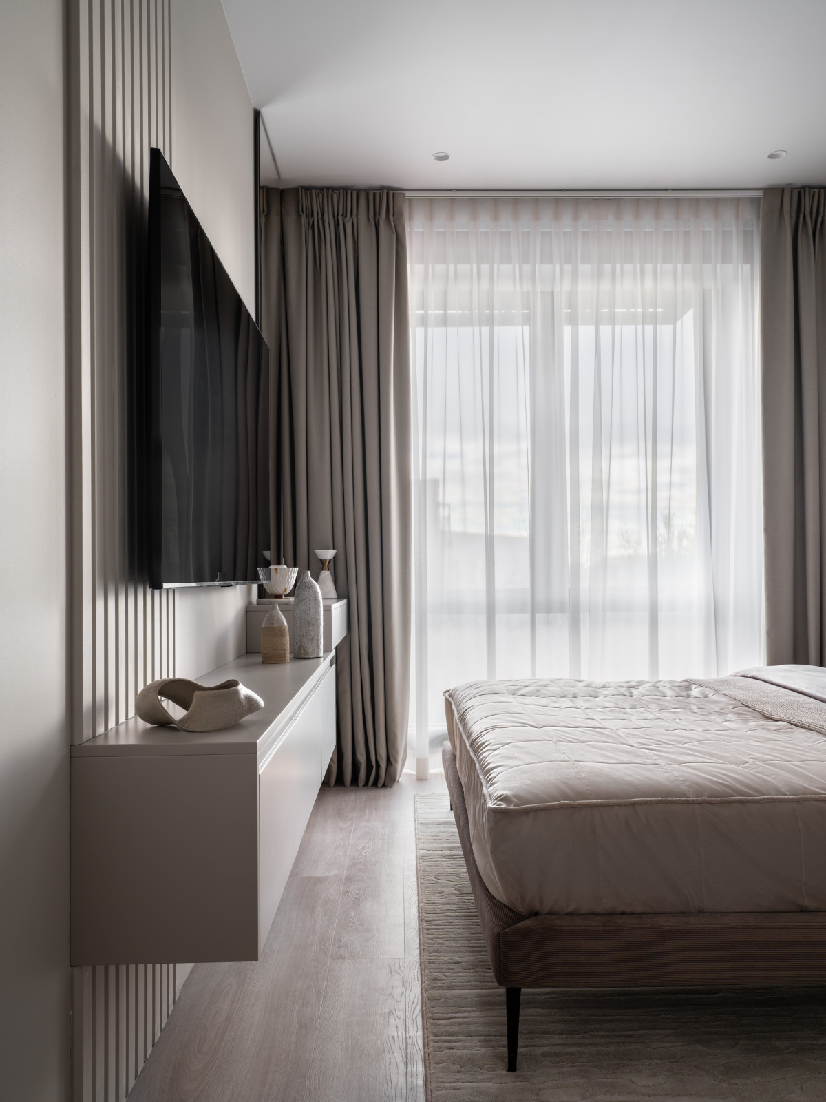 Дизайн интерьера квартиры в современном стиле в ЖК Метрополия