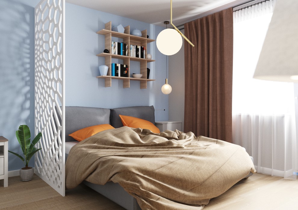 Уютная скандинавия с яркими акцентами