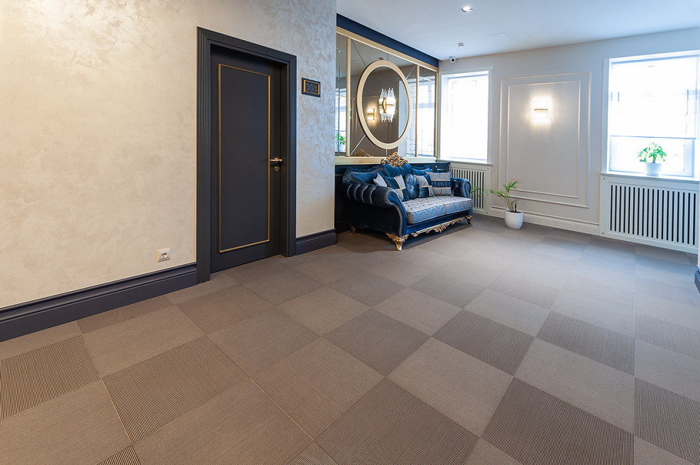 Апарт отель «Семашко» в Гродно. Ковровая плитка Forbo Flotex