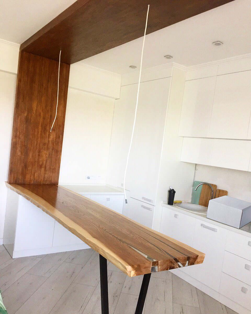 Барная стойка из карагача