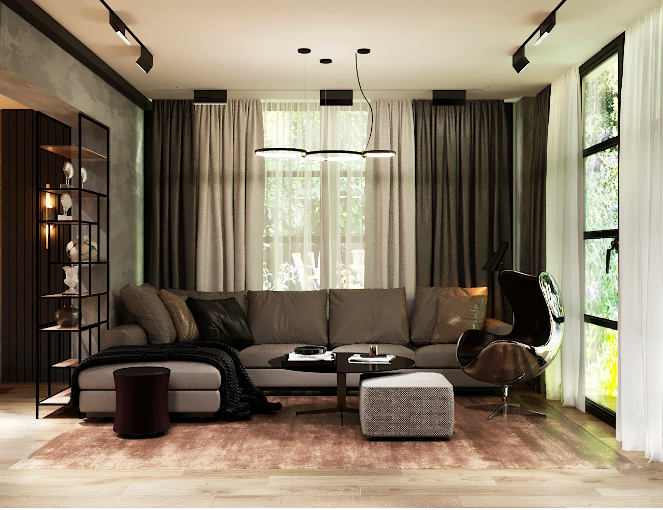 Дизайн дома в стиле "Лофт" в Немецкой деревне