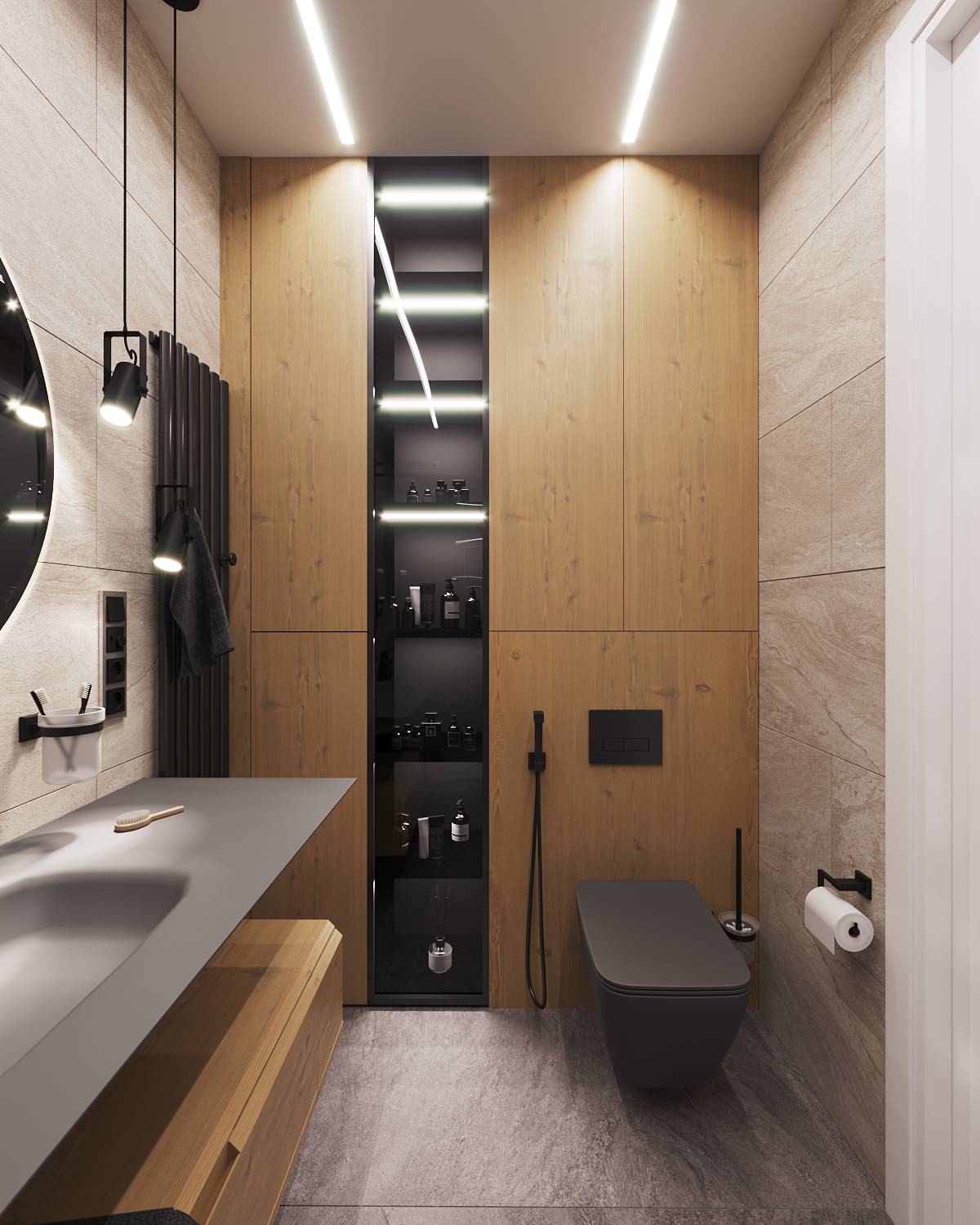 Контрастная квартира в ЖК Столичный