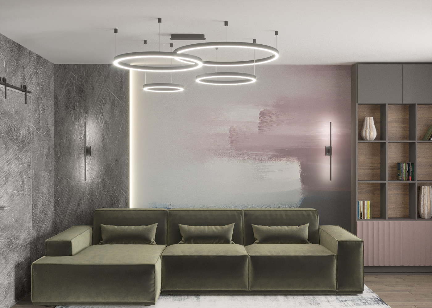 Современная квартира для молодой пары