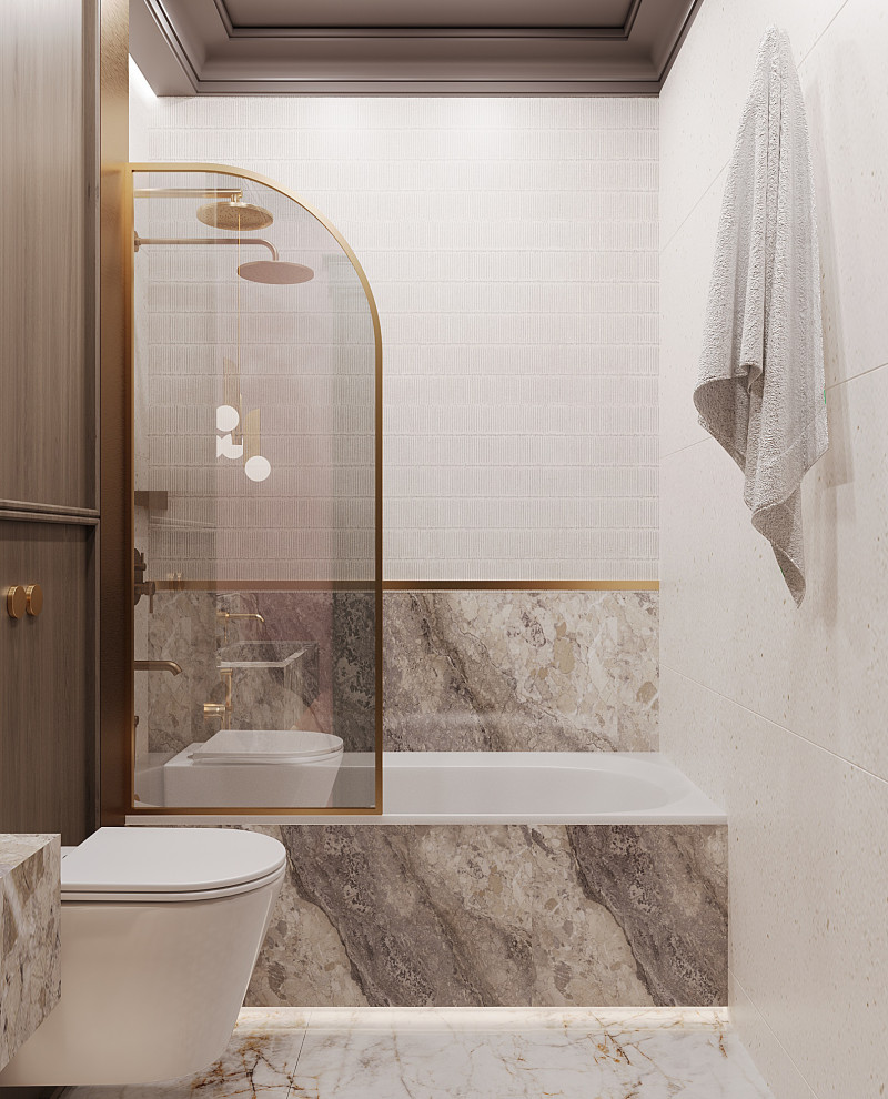 Яркие акценты.Квартира для большой семьи