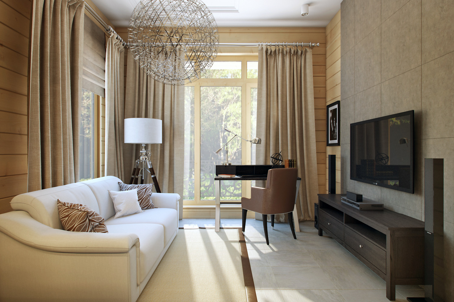 Коттедж из бруса в Москве