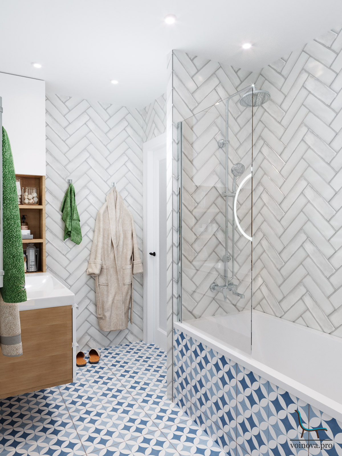 Квартира в "стиле колор-блок"