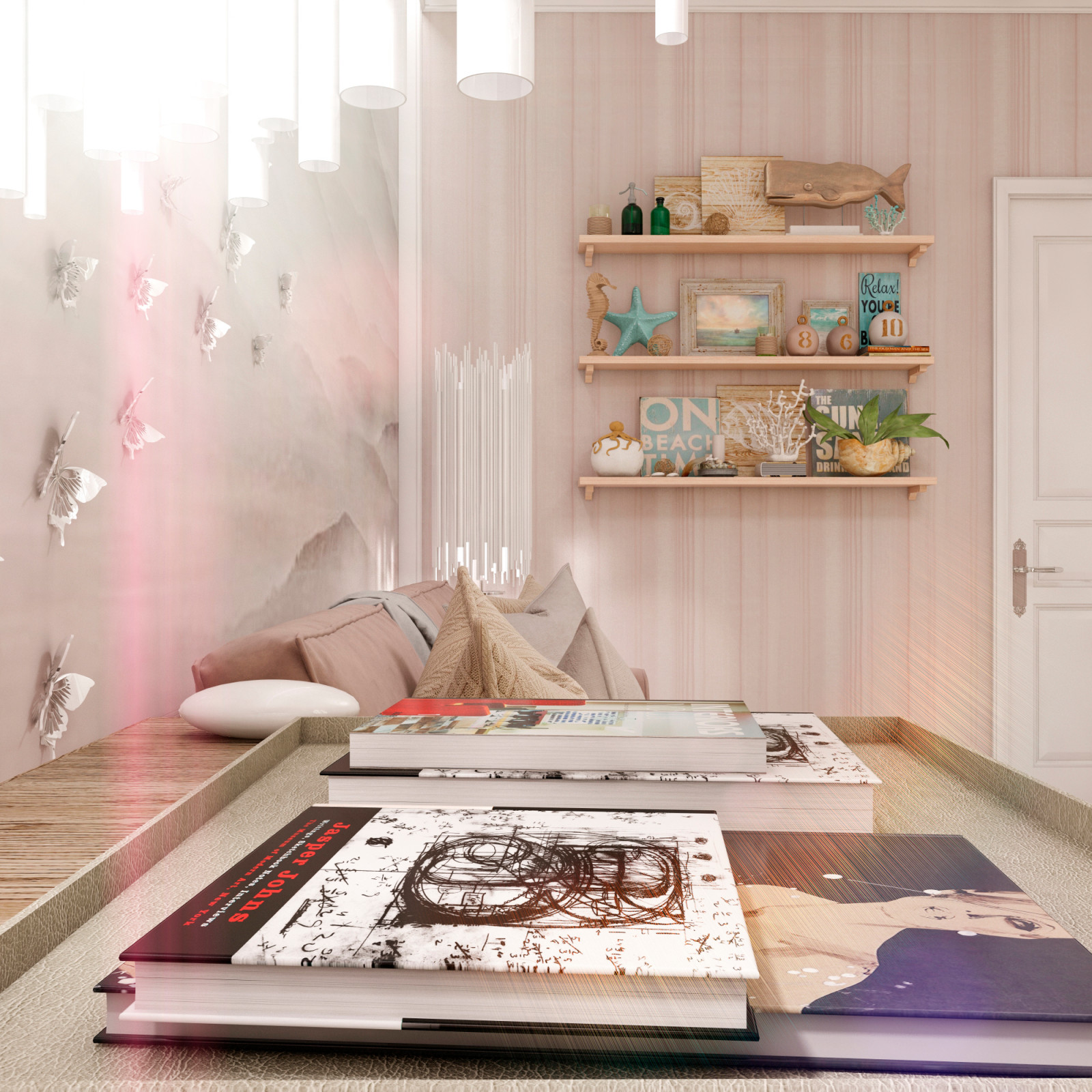 Интерьер загородного дома "Весенняя"