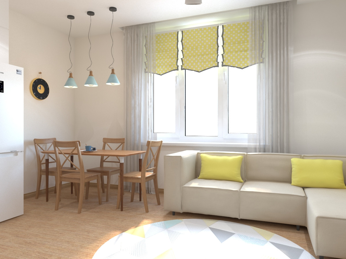 Обложка проекта: Проект квартиры в скандинавском стиле