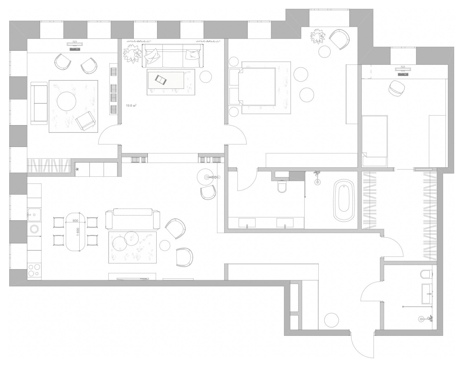 Квартира в Клубном доме Обыденский №1