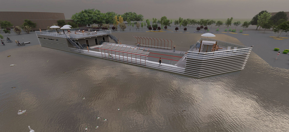 Открытый Бассейн - остров Новая Голландия