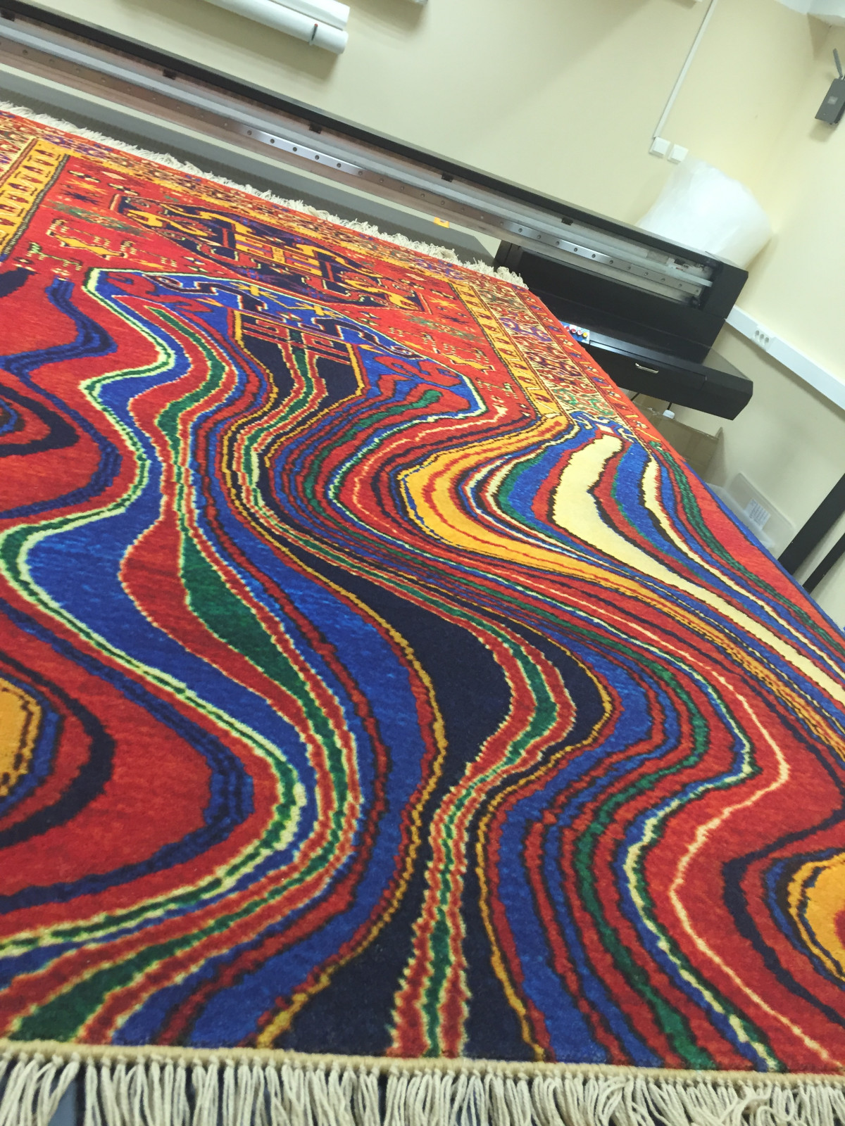 Обложка проекта: Ковер - как нетрадиционное оформление интерьера