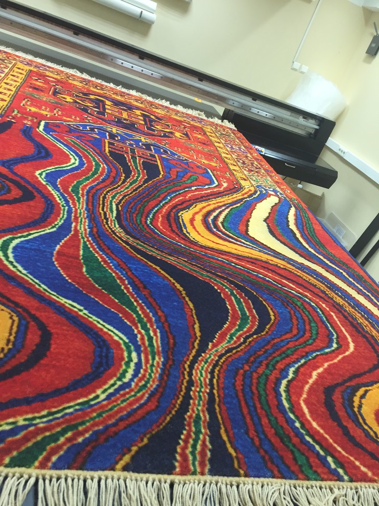 Обложка проекта: Ковер - как нетрадиционное оформление интерьера