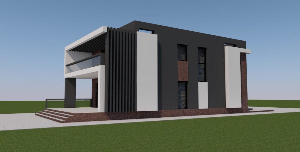 Архитектура дома в стиле Хай-тек