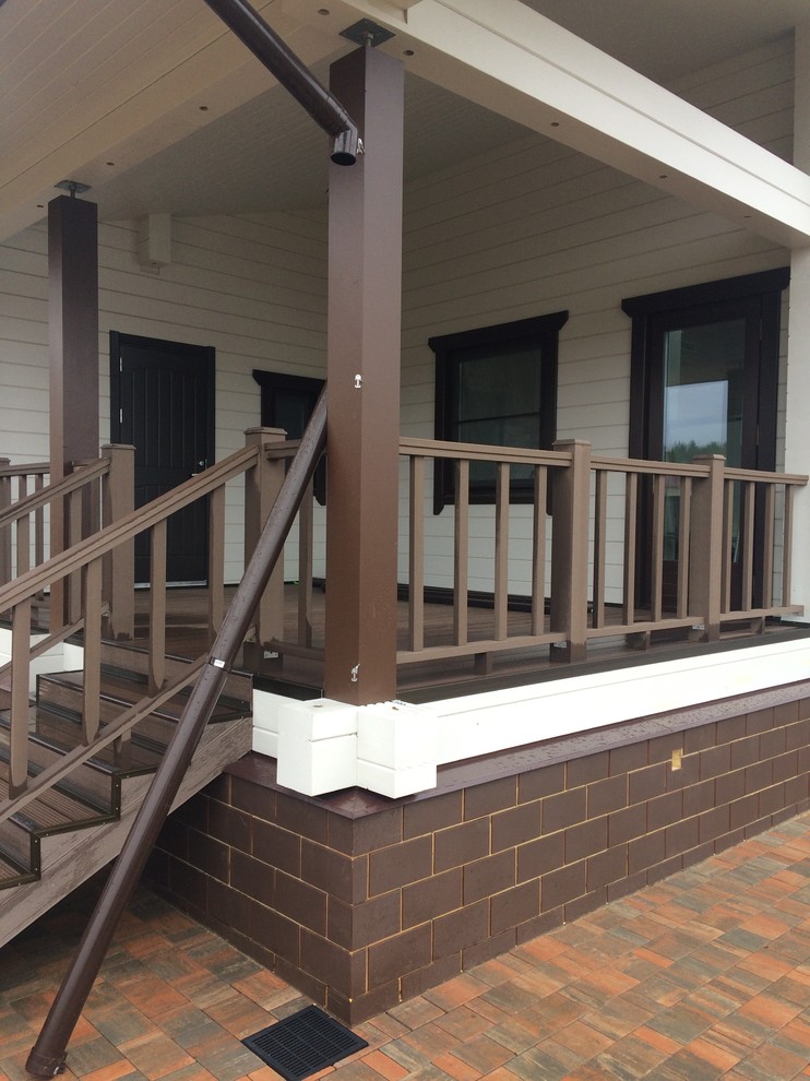 Загородный дом из клееного бруса