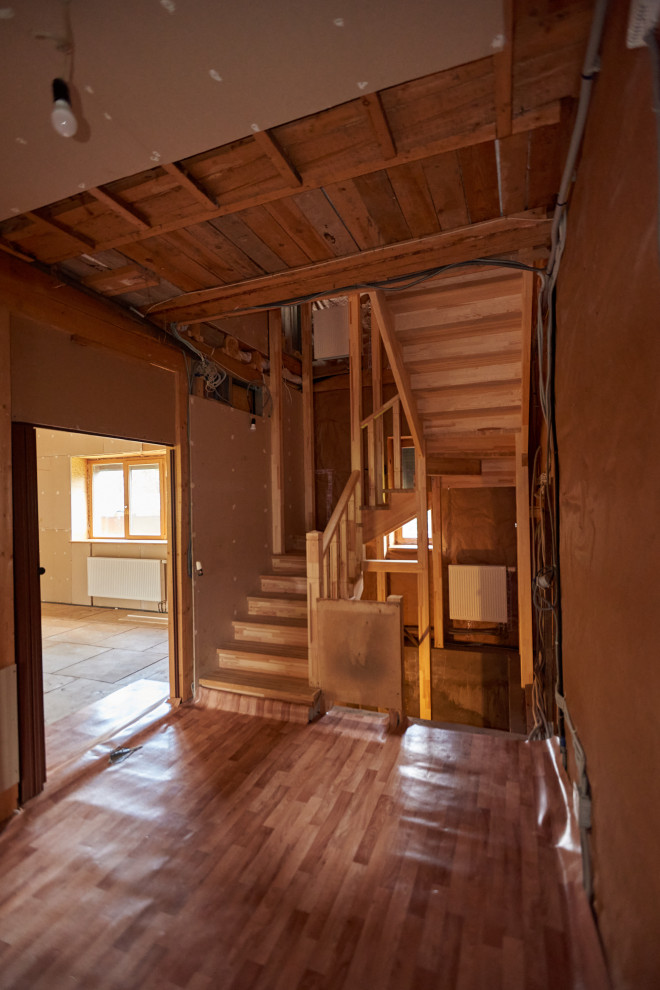 Реконструкция интерьеров дома в подмосковье. 350 м.кв.