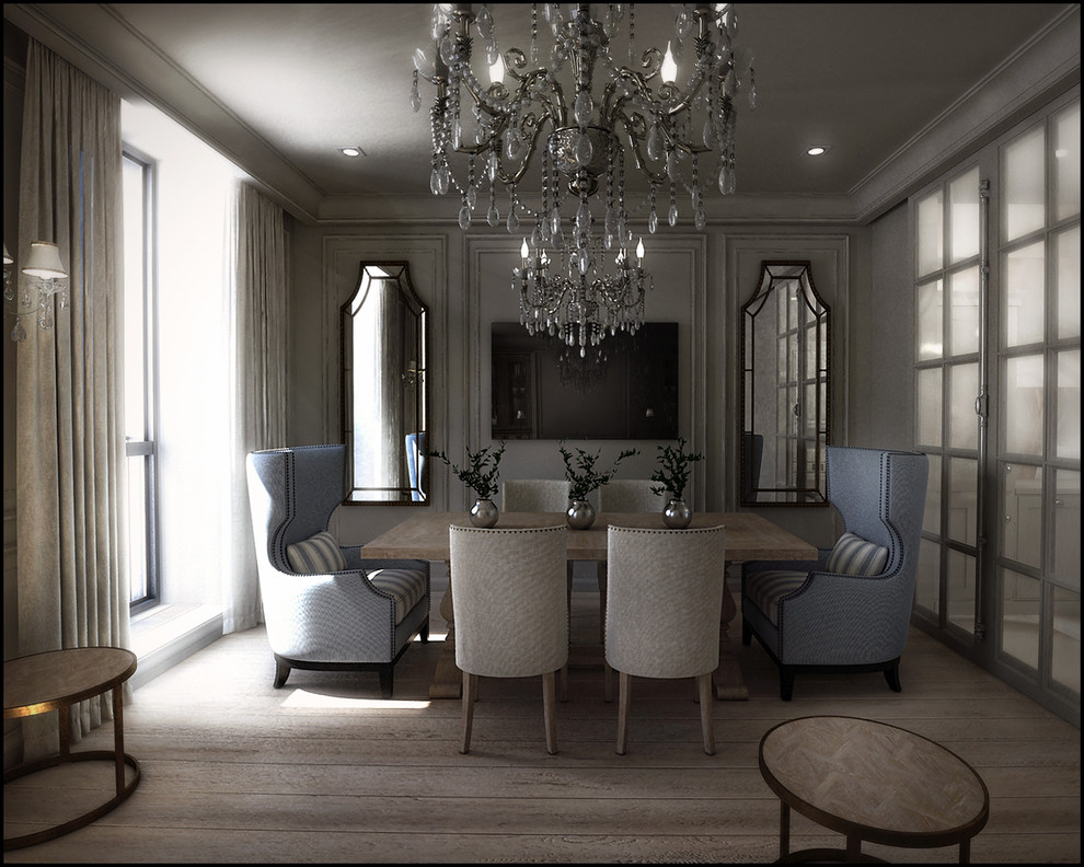 Проект интерьера трехкомнатной квартиры ЖК "AFI-Residence"